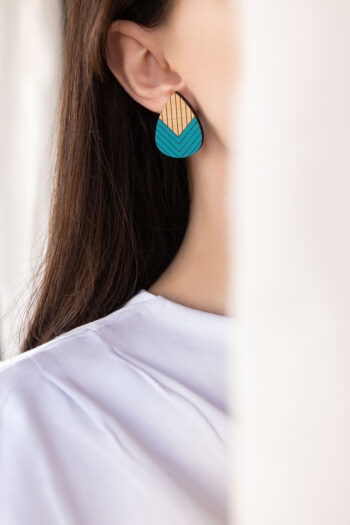 BuhoCrafts Drops Stud Earrings