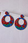 buho_floral-blue-red_long_earrings